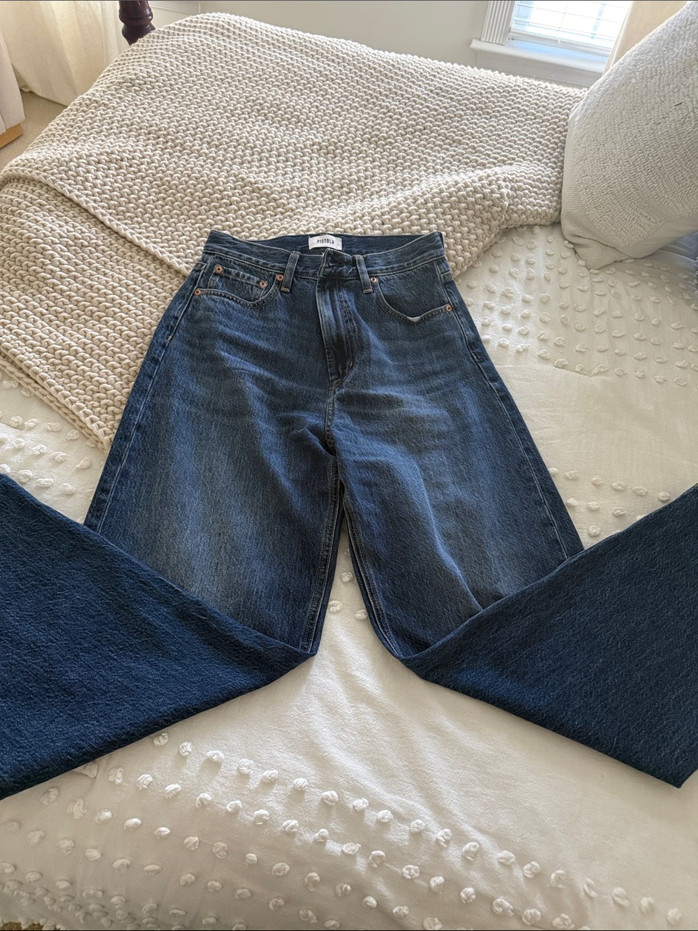 Pistola Wes High Waist Barrel Denim